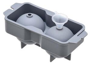 Παγοθήκη Στρογγυλή Σιλικόνης 2 Θέσεων Estia Grey 01-15015
