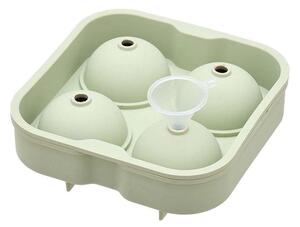 Παγοθήκη Στρογγυλή Σιλικόνης 4 Θέσεων Estia Mint Green 01-15022