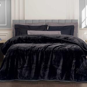 Κουβέρτα Βελουτέ Μονή (160x240) Greenwich Polo Club Essential 3440 Black