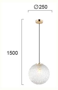 Φωτιστικό Οροφής Μονόφωτο Viokef Aspa Transparent 4206100