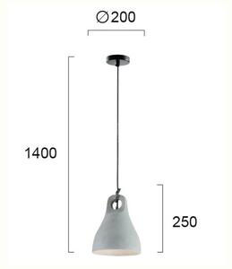 Φωτιστικό Οροφής Μονόφωτο Viokef Anisha 4146800