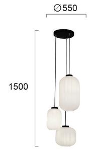 Φωτιστικό Οροφής Τρίφωτο Viokef Astor White 4257900