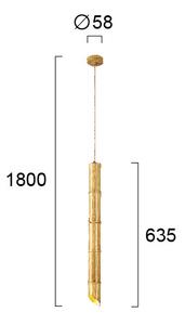 Φωτιστικό Οροφής Μονόφωτο Viokef Bamboo 4270500