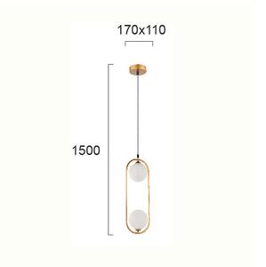 Φωτιστικό Οροφής Δίφωτο Viokef Fancy Gold 4208701