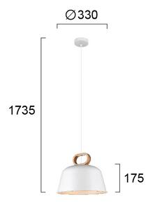 Φωτιστικό Οροφής Μονόφωτο Viokef Clip White 4266800