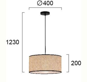 Φωτιστικό Οροφής Μονόφωτο Viokef Gheisa 4267700