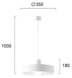 Φωτιστικό Οροφής Μονόφωτο Viokef Norton White 4184800