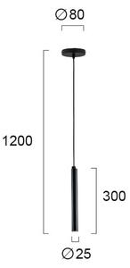 Φωτιστικό Οροφής Μονόφωτο LED Viokef Duct 3082800