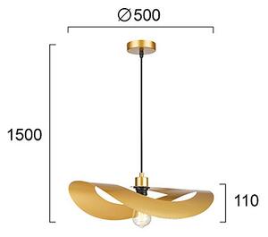 Φωτιστικό Οροφής Μονόφωτο Viokef Mas Gold 4304401