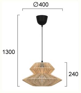 Φωτιστικό Οροφής Μονόφωτο Viokef Bali 4296300