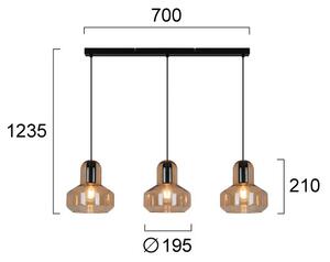 Φωτιστικό Οροφής Τρίφωτο Viokef Mandy 4295900