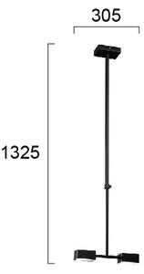 Φωτιστικό Οροφής Δίφωτο LED Viokef Nosto 4276500