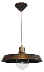 Φωτιστικό Οροφής Μονόφωτο Heronia Us-Gas 31-0095 Bronze