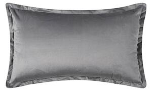 Διακοσμητική Μαξιλαροθήκη Βελουτέ (35x60) Silk Fashion A804 Ανοιχτό Γκρι