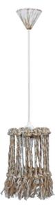 Φωτιστικό Οροφής Μονόφωτο Heronia Macrame Mix 15 Handmade 31-1115 Rope/Beige