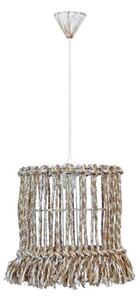 Φωτιστικό Οροφής Μονόφωτο Heronia Macrame Mix 15 Handmade 31-1114 Rope/Beige