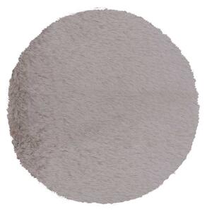 Στρογγυλό Χαλί Γούνινο (Φ160) Βιοκαρπέτ Krolik R05 L Grey
