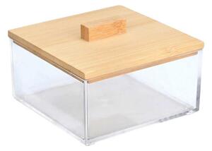 Κουτί Αποθήκευσης (9x9x6) Homely Bamboo Essentials 02-17675