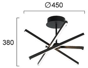 Φωτιστικό Οροφής Πολύφωτο LED Dimmable Viokef Ray 4301200