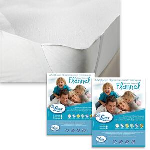 Κάλυμμα Στρώματος Ημίδιπλο Αδιάβροχο (120x200) La Luna Flannel 4 Λάστιχα