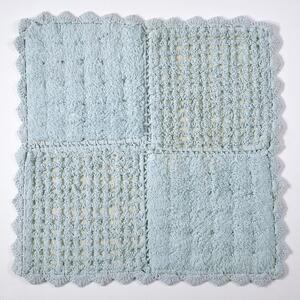 Πατάκι Μπάνιου (125x125) Down Town Biscuit Aqua