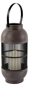 Φανάρι LED Με Μπαταρία Aca Nougat F0711110 Brown Antique