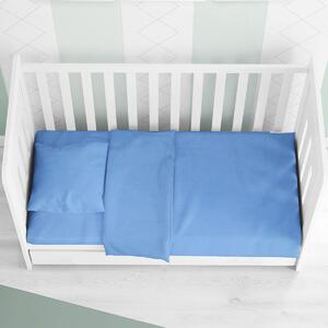 Σεντόνι Κούνιας Με Λάστιχο (70x140+15) Dimcol Solid Sky Blue 498