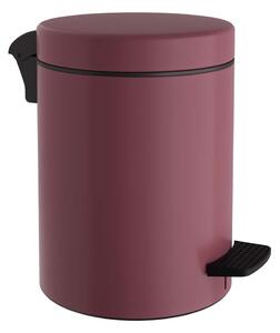 Κάδος Απορριμμάτων Μπάνιου (Φ23x32) Pam & Co 8lt 500 Bordeaux Matte