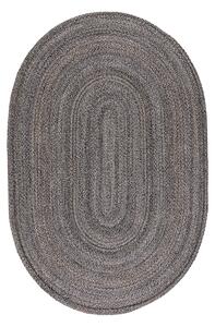 Οβάλ Χαλί All Season (200x290) Βιοκαρπέτ Marivan Charcoal Mustard