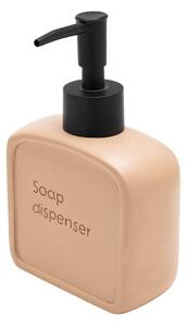 Dispenser Μπάνιου 210ml (9.5x4.6x15) Estia Text Beige 02-13417