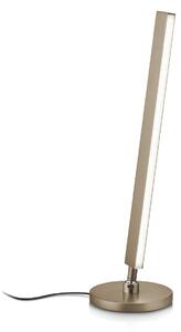 Knapstein Επιτραπέζιο φωτιστικό LED Kosma, χάλκινο εφέ, CCT, έλεγχος χειρονομιών, ρυθμιζόμενος, Μπρούτζινο / Αντικέ ορείχαλκου, Σαλόνι / τραπεζαρία, Ορείχαλκος, σύγχρονο