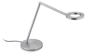 Knapstein Επιτραπέζιο φωτιστικό LED Tessa-T, ματ νικέλιο, CCT, έλεγχος χειρονομιών, ρυθμιζόμενος, Μεταλλικό, Μελέτη / Γραφείο, Ορείχαλκος, σύγχρονο