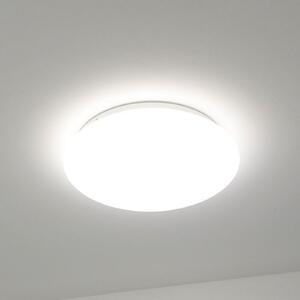 DOTLUX Φωτιστικό οροφής LED LUNA, λευκό, Ø 33 cm, PMMA, CCT IP44, Λευκό, Μπάνιο, Πλαστικό, σύγχρονο