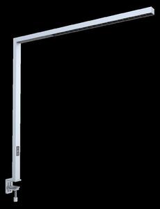 DOTLUX LED με αισθητήρα σφιγκτήρα STYLEdesk, λευκό, 80 W 4.000 K, ρυθμιζόμενος, Λευκό, Μελέτη / Γραφείο, Αλουμίνιο, σύγχρονο, Τραπέζι Γραφείο