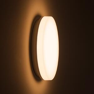 DOTLUX Φωτιστικό οροφής LED SURFACE, Ø 25 cm, λευκό, PC, CCT, IP54, Λευκό, Μπάνιο, Πλαστικό