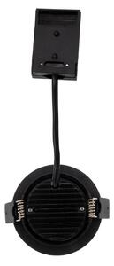 DOTLUX LED χωνευτό φωτιστικό οροφής CIRCLEminidim, μαύρο Ø 8,5 cm, ρυθμιζόμενος, Μαύρο, Μπάνιο, Αλουμίνιο, σύγχρονο, Εσοχή οροφής