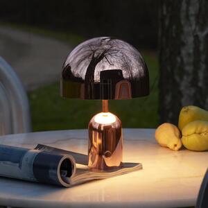 Tom Dixon Φορητή επιτραπέζια λάμπα BELL PORTABLE, χαλκός, 28 cm IP44, ρυθμιζόμενος, Χαλκού, Σαλόνι / τραπεζαρία, Πλαστικό, σχεδιασμός
