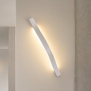 Lindby LED απλίκα Alvon, ασημί, ύψος 50 cm, μέταλλο, Μεταλλικό, Σαλόνι / τραπεζαρία, Μέταλλο, σύγχρονο