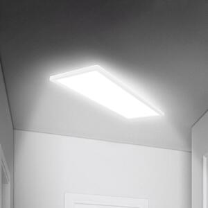 Briloner Move LED πάνελ, αισθητήρας, 58 x 20 cm, IP44, πλαστικό, λευκό, Λευκό, Διάδρομος, Πλαστικό