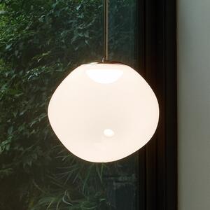 Tom Dixon LED κρεμαστή λάμπα Melt, Ø 50 cm, οπαλίνα/χρυσό χρώμα, ρυθμιζόμενος, Λευκό, Σαλόνι / τραπεζαρία, Πλαστικό, σχεδιασμός