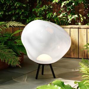 Tom Dixon LED μπαταρία λάμπα βεράντας Melt large, οπάλιο, 57 cm, ρυθμιζόμενος, Λευκό, Πλαστικό, σχεδιασμός, Μόνιμη σκιά