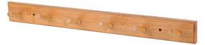 Κρεμάστρα Τοίχου 6 Θέσεων (59x6x7) Estia Bamboo 02-18320