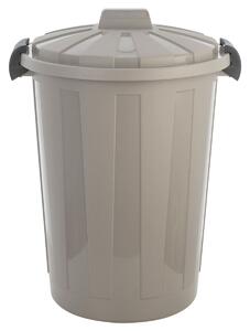Κάδος Απορριμμάτων (Φ45x64.5) Homely 60lt Γκρι 01-23201