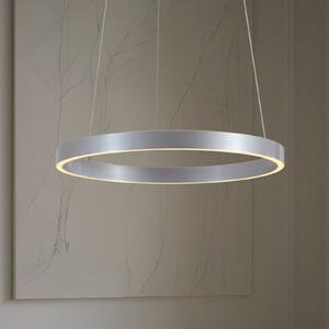 Lucande LED κρεμαστό φωτιστικό Yonam, Ø 60 cm, 1-φωτιστικό, αλουμίνιο, CCT, ρυθμιζόμενος, Μεταλλικό, Σαλόνι / τραπεζαρία, Μέταλλο, σύγχρονο