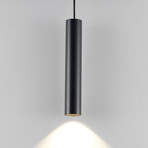 Deko-Light Κρεμαστό φωτιστικό CAN, μαύρο, ύψος 35 cm, Ø 6 μέταλλο, GU10, ρυθμιζόμενος, Μαύρο, Σαλόνι / τραπεζαρία, Αλουμίνιο