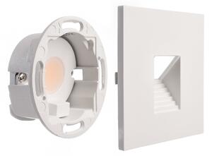 Deko-Light Φωτιστικό τοίχου LED SET Alwaid, λευκό 8 x cm, επίπεδο 2.700 K, Λευκό, Διάδρομος, Αλουμίνιο, σύγχρονο, Γωνιακά φωτιστικά