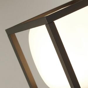 Searchlight Φωτιστικό μονοπατιών LED Athens, IP54, μαύρο, ύψος 65 cm, μεταλλικό, Μαύρο, Αλουμίνιο, σύγχρονο