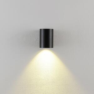 Deko-Light Εξωτερικός λαμπτήρας τοίχου CAN, μαύρος, 1-φωτισμός, Ø 8 cm IP65 μέταλλο GU10, ρυθμιζόμενος, Μαύρο, Αλουμίνιο