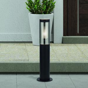 Searchlight Φωτιστικό με βάση Batton, IP44, μαύρο, ύψος 45 cm, μεταλλικό, ρυθμιζόμενος, Μαύρο, Αλουμίνιο, σύγχρονο