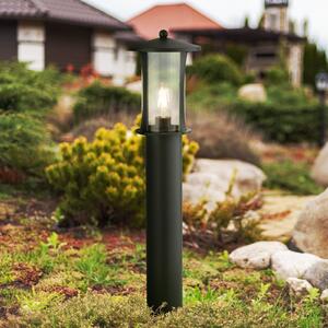 Searchlight Φωτιστικό κολωνάκι παγόδα, IP44, μαύρο, ύψος 73 cm, μεταλλικό, ρυθμιζόμενος, Μαύρο, Αλουμίνιο